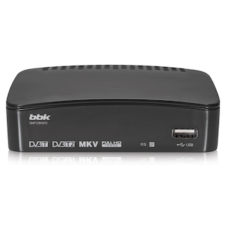 Ресивер DVB-T2 BBK SMP129HDT2 черный
