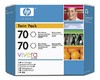 Картридж струйный HP 70 CB339A Matte Black  (упаковка из 2 шт C9448A) для DJ Z2100/Z3100