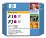 Картридж струйный HP 70 CB344A Magenta  (упаковка из 2 шт C9453A) для DJ Z2100/Z3100