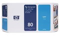 Картридж струйный HP C4846A cyan for DesignJet 1050, 1055 No. 80