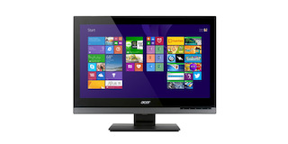 Моноблок Acer Veriton Z4810G 23" 1920x1080 i5 4460T/4Gb/1Tb/HDG/DVDRW/MCR/Free DOS/клавиатура/мышь/Web