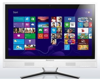 Моноблок Lenovo C560 23" 1920x1080 P G3250t/4Gb/1Tb/GF800M 2Gb/DVDRW/Free DOS/клавиатура/мышь/Cam/белый