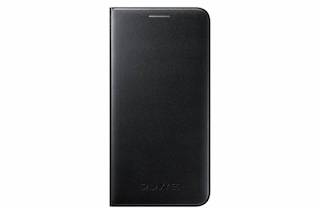 Чехол для Samsung Galaxy E5 (E500) черный Samsung EF-WE500BBEG (книжка)