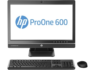 Моноблок HP ProOne 600 G1 21.5" 1920x1080 P G3250 (3)/4Gb/1Tb 7.2kHDG/DVDRW/CR/Win8 Pro64 dwnW7Pro64/WiFi/BT/клавиатура/мышь/Cam/черный