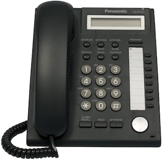 Телефон Panasonic KX-DT321RU (цифр. сист. телефон, 1-стр. дисплей) черный
