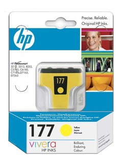Картридж струйный HP №177 C8773HE yellow for PhotoSmart 3213/3313/D7163/D7363/8253 4ml