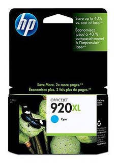 Картридж струйный HP № 920XL CD972AE  голубой для Officejet 6000/6500 (6 мл)