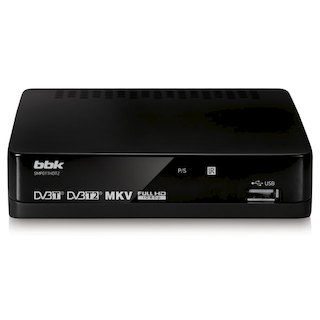 Ресивер DVB-T2 BBK SMP011HDT2 темно-серый