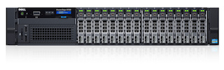 Сервер Dell PowerEdge R730xd 1xE5-2650v3 1x16Gb x26 3x300Gb 10K 2.5" SAS H730 iD8En 5720 4P 2x750W 3