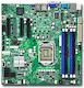 Платформа SuperMicro SYS-5017C-LF Intel 0 0 0 DDR3 SAS/SATA 0 0 200W 0 1x PCI-E 2.0 x8, DOM Rack 1U