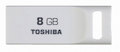 Флеш Диск Toshiba 8Gb SIP Mini THNU08SIPWHT(6 USB2.0 белый