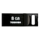 Флеш Диск Toshiba 8Gb Suruga Mini THNU08SIPBLK(6 USB2.0 черный