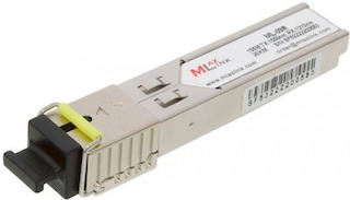 Трансивер MlaxLink ML-09R оптический одноволоконный SFP-WDM-20 км-1550/1310 нм-155 Мб/с