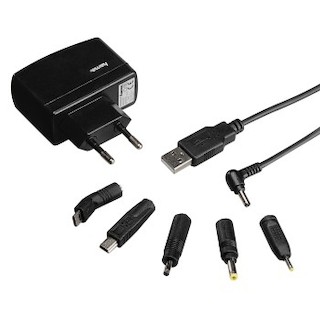 Зарядное устройство Hama 1A для навигаторов 6 коннекторов 110-240В (H-86045)