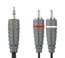 Аудио кабель Bandridge BAL3401 3.5mm M - 2x RCA M 1m