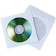 Конверты Hama H-51174 для CD/DVD бумажные с прозрачным окошком 1 шт. белый