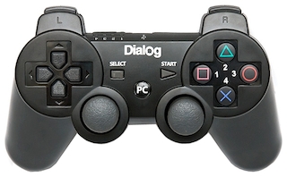 Геймпад Dialog GP-A17RF USB/PS3 черный Беспроводной вибрация 12 кнопок