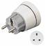 Адаптер-переходник Hama Plug (1 розетка) белый (00121991)