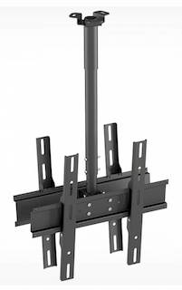 Кронштейн телевизионный Holder PR-102-B черный 32"-65" макс.90кг потолочный фиксированный