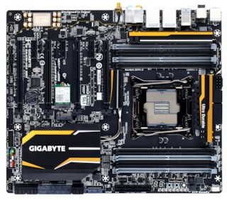 Материнская плата Gigabyte GA-X99-UD5 WiFi, Socket2011-3, iX99, 8DDR4, 4PCI-Ex16, 7.1-ch HDA, 2GLAN, USB 3.0, E-ATX, Retail