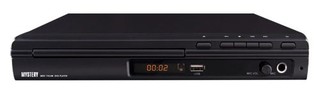 Плеер DVD Mystery MDV-745UM черный USB (+ микрофон) Караоке