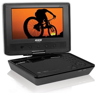 Портативный DVD Плеер BBK DL7042SI 7" USB SD/MMC/MS черный