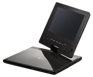 Портативный DVD Плеер LG DP561B 7" поворотный черный