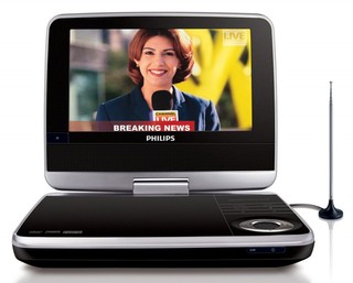 Портативный DVD Плеер Philips PD7008/51 7" USB 3ч