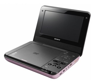 Портативный DVD Плеер Sony DVP-FX750P 7" розовый