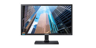 Монитор Samsung 22" S22E200BW черный TN+film LED 5ms 16:10 DVI матовая 250cd 170гр/160гр 1680x1050 D-Sub 720p 3.85кг (RUS)