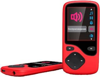 Плеер Flash Digma Cyber 3 8Gb красный/1.8"/FM/microSD