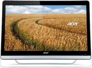 Монитор Acer 21.5" UT220HQLbmjz Touch черный VA LED 5ms 16:9 HDMI M/M матовая 250cd 170гр/160гр 1920x1080 D-Sub 1080p USB Touch 3.87кг
