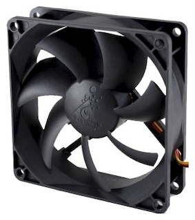 Вентилятор корпусной GlacialTech GT8025-EDLB1 80x80x25 3pin 17dB 1600rpm