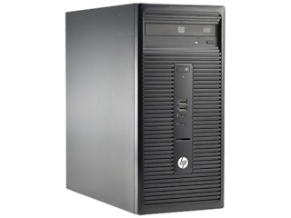 ПК HP 280 G1 MT Cel G1840 (3)/4Gb/500Gb/DVDRW/Free DOS/Eth/клавиатура/мышь/черный