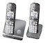 Р/Телефон Dect Panasonic KX-TG6712RUM (серый металлик, 2 трубки с резервным питанием)