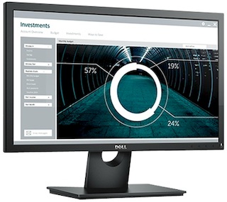 Монитор Dell 21.5" E2216H черный TN+film LED 5ms 16:9 матовая 1000:1 250cd 170гр/160гр 1920x1080 D-Sub DisplayPort FHD