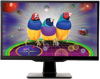 Монитор ViewSonic 21.5" VX2263SMHL черный IPS LED 16:9 HDMI M/M глянцевая 250cd 178гр/178гр 1920x1080 D-Sub FHD 2.9кг