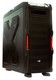 Корпус AeroCool Strike-X black w/o PSU ATX 2*USB 3*fans red LED