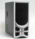 Корпус Foxconn TLA-570 black/silver 400W ATX USB audio mic fan AirDuct