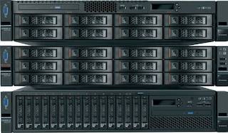 Сервер Lenovo System x3650 M5 1xE5-2609v3 1x8Gb 2.5" SAS/SATA M5210 1x550W (5464E2G)