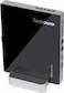Неттоп Lenovo IdeaCentre Q190 slim P 2127U (1.9)/2Gb/500Gb/HDG/CR/Windows 8.1 Bing/GbitEth/WiFi/черный/серебристый