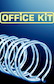 Пружины для переплета металлические Office Kit 14.3мм (на 100-120 листов) серебряный (100шт) (OKPM916S) (9/16)