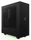 Корпус NZXT S 340 RAZER черный/красный w/o PSU ATX 2x140mm 2xUSB3.0 audio bott PSU