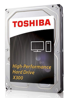 Жесткий диск Toshiba SATA-III 4Tb HDWE140EZSTA X300 (7200rpm) 128Mb 3.5"