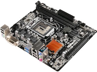 Материнская плата Asrock H110M-DGS/D3 Soc-1151 Intel H110 mATX AC`97 8ch(7.1) GbLAN+DVI
