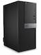 ПК Dell Optiplex 5040 MT i5 6500 (3.2)/4Gb/500Gb 7.2k/HDG530/DVDRW/Linux Ubuntu/клавиатура/мышь/черный/серебристый