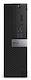 ПК Dell Optiplex 5040 SFF i5 6700 (3.2)/8Gb/500Gb 7.2k/HDG530/DVDRW/Windows 7 Professional 64/клавиатура/мышь/черный/серебристый