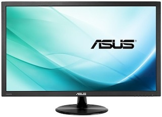 Монитор Asus 21.5" VP228H черный TN+film LED 16:9 DVI HDMI M/M матовая 250cd 1920x1080 D-Sub FHD 3.5кг