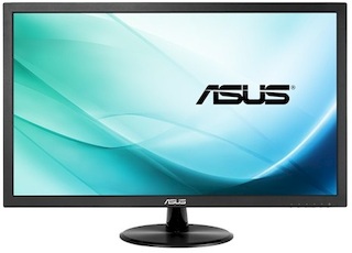Монитор Asus 21.5" VP228T черный TN+film LED 16:9 DVI M/M матовая 250cd 1920x1080 D-Sub FHD 3.5кг