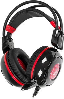 Наушники с микрофоном A4 Bloody G300 черный (1.8м) мониторы (оголовье)
